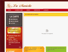 Tablet Screenshot of lamariellegrill.com